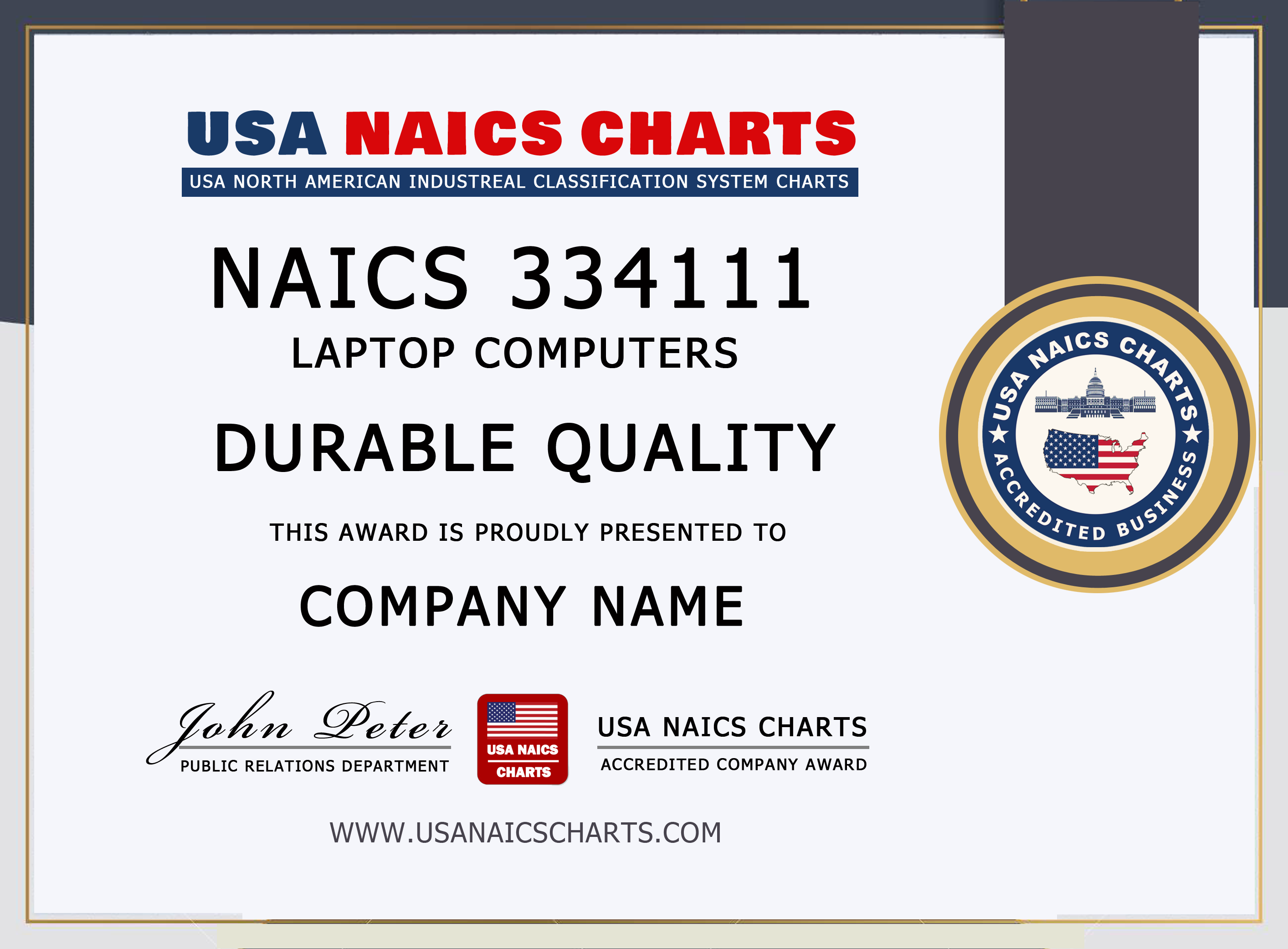 USA NAICS Code Awards 3